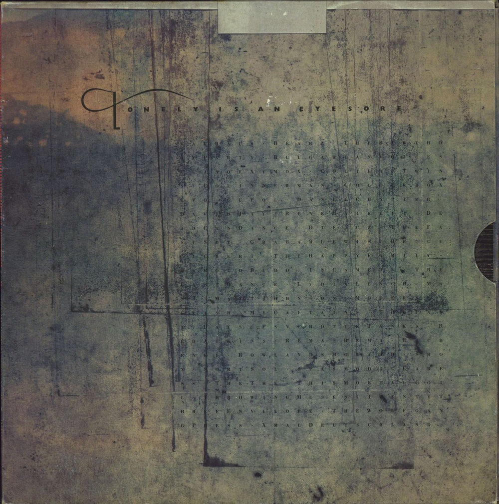 4.A.D.  Lonely Is An Eyesore - Slipcase Sleeve UK vinyl LP album (LP record) CADD703