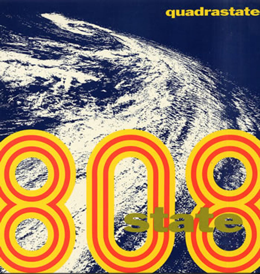 808 State Quadrastate EP UK 12" vinyl single (12 inch record / Maxi-single) STATE004