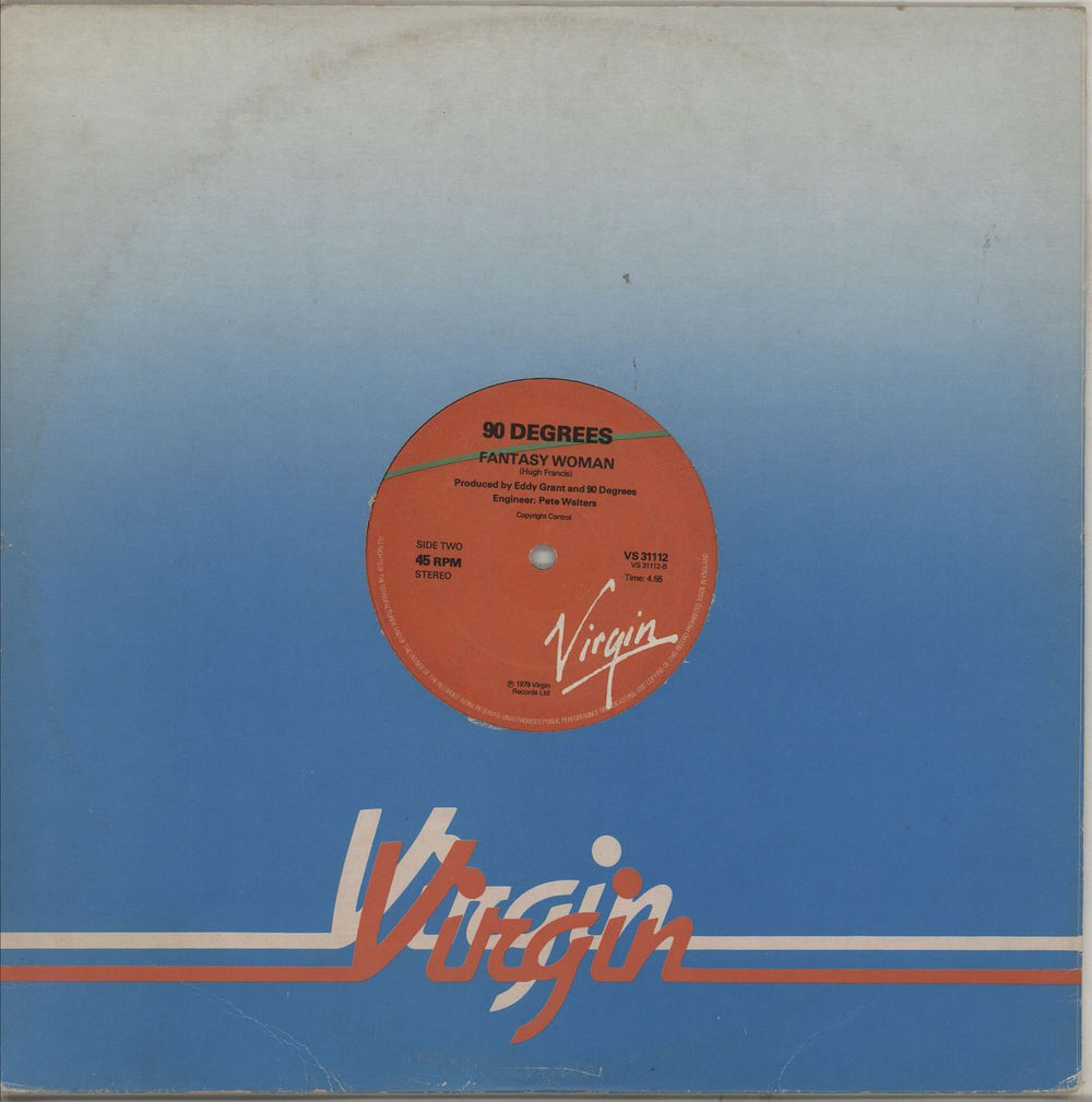 90 Degrees No Doctor UK 12" vinyl single (12 inch record / Maxi-single)