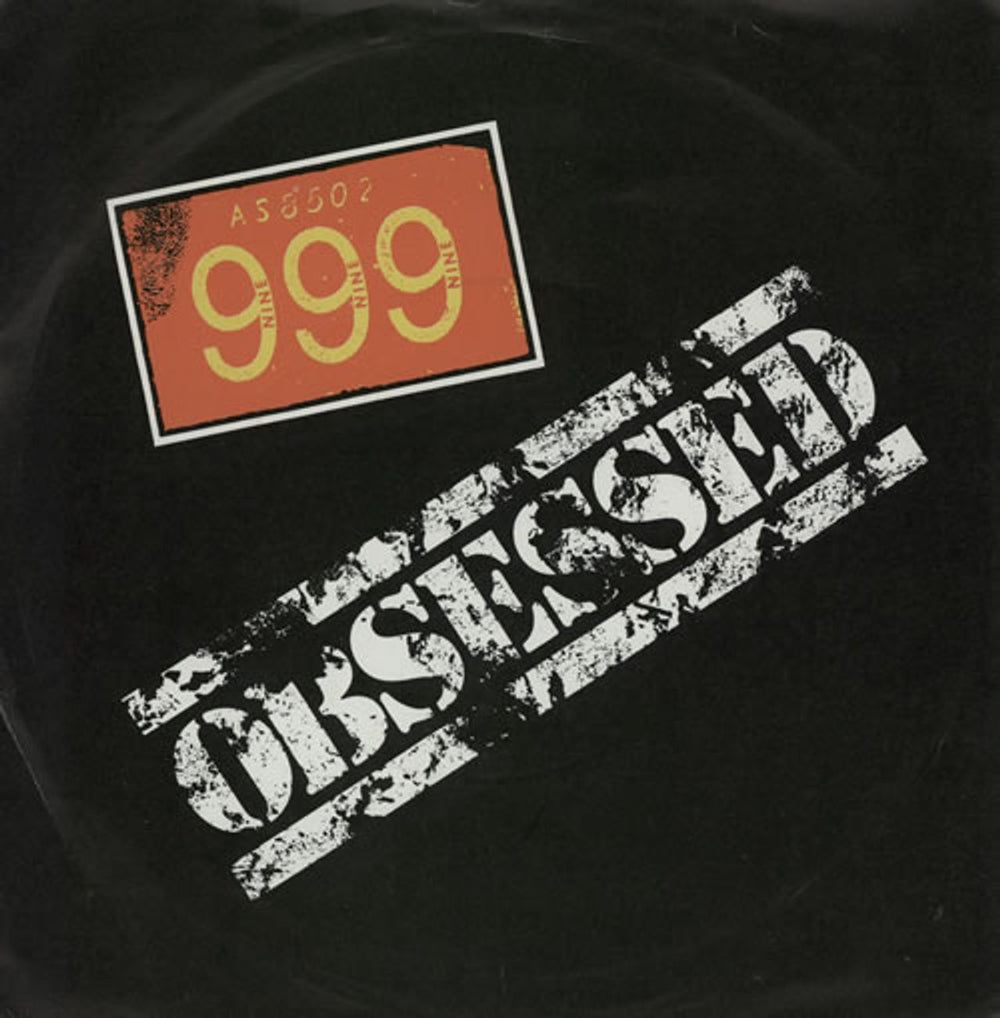 999 Obsessed UK 7" vinyl single (7 inch record / 45) ION1011