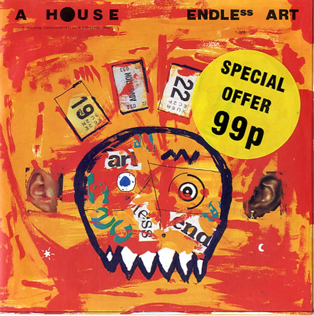 A House Endless Art UK 7" vinyl single (7 inch record / 45) AHOU1