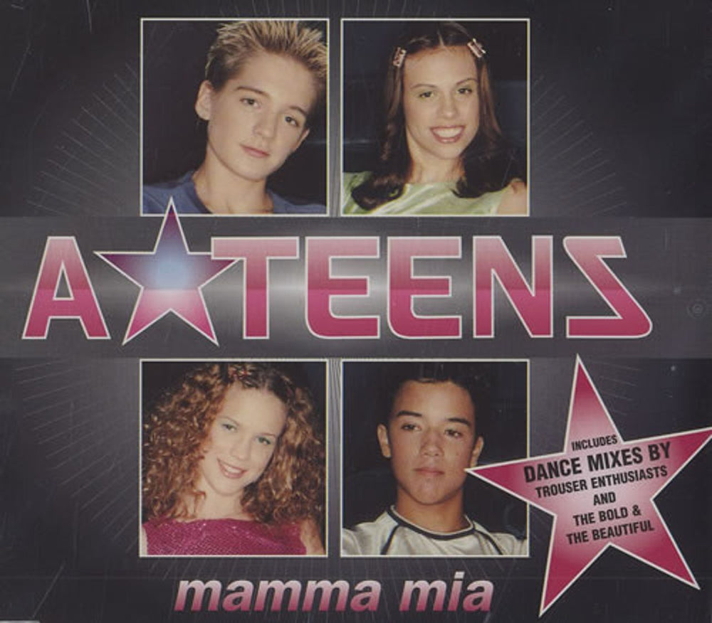 A*Teens Mamma Mia UK CD single (CD5 / 5") 561344-2