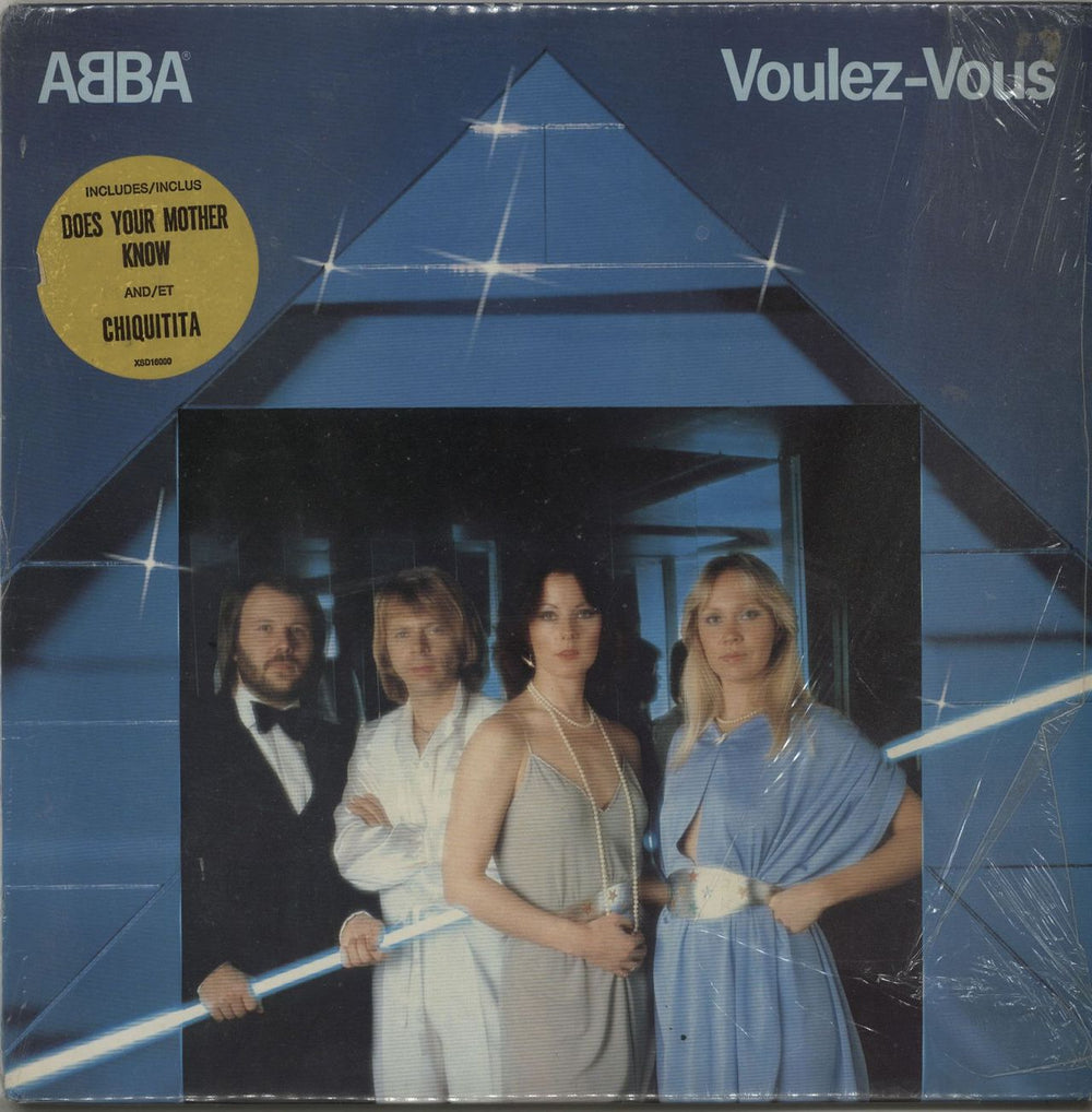 Abba Voulez-Vous + Rare Hype Sticker Canadian vinyl LP album (LP record) XSD16000