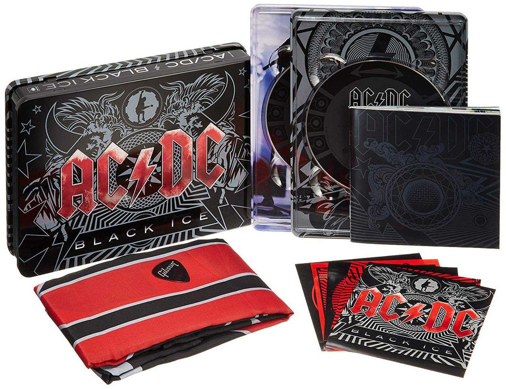 AC/DC Black Ice - Deluxe Steel Box - Sealed UK 2-disc CD/DVD set 886974174523