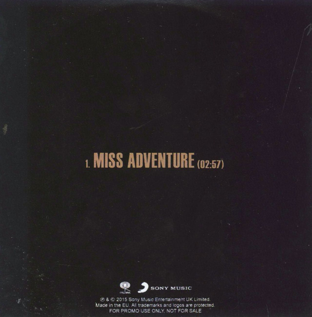 AC/DC Miss Adventure UK CD-R acetate