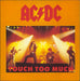 AC/DC Touch Too Much - Both Sleeves UK 7" vinyl single (7 inch record / 45) K11435