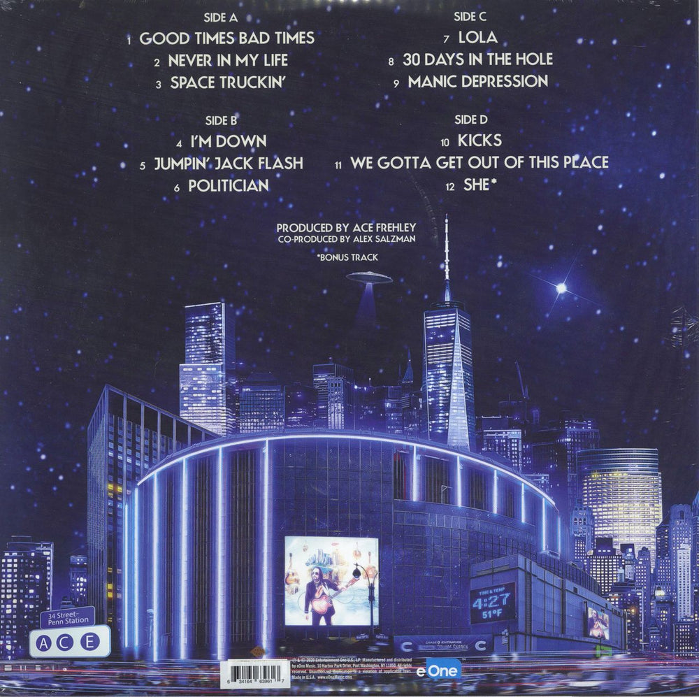 Ace Frehley Origins Vol. 2 - 180gm Silver & Black Vinyl US 2-LP vinyl record set (Double LP Album) 634164639617