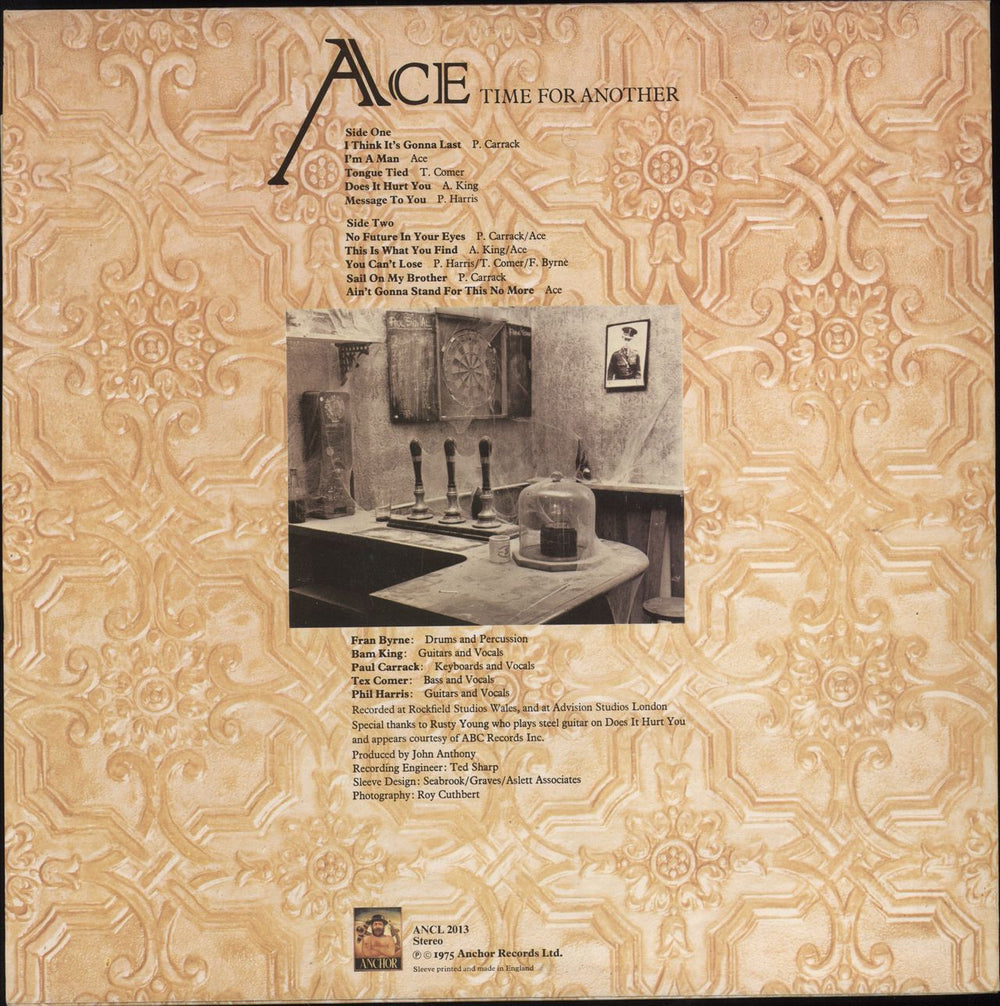 Ace Time For Another - 2nd UK vinyl LP album (LP record)
