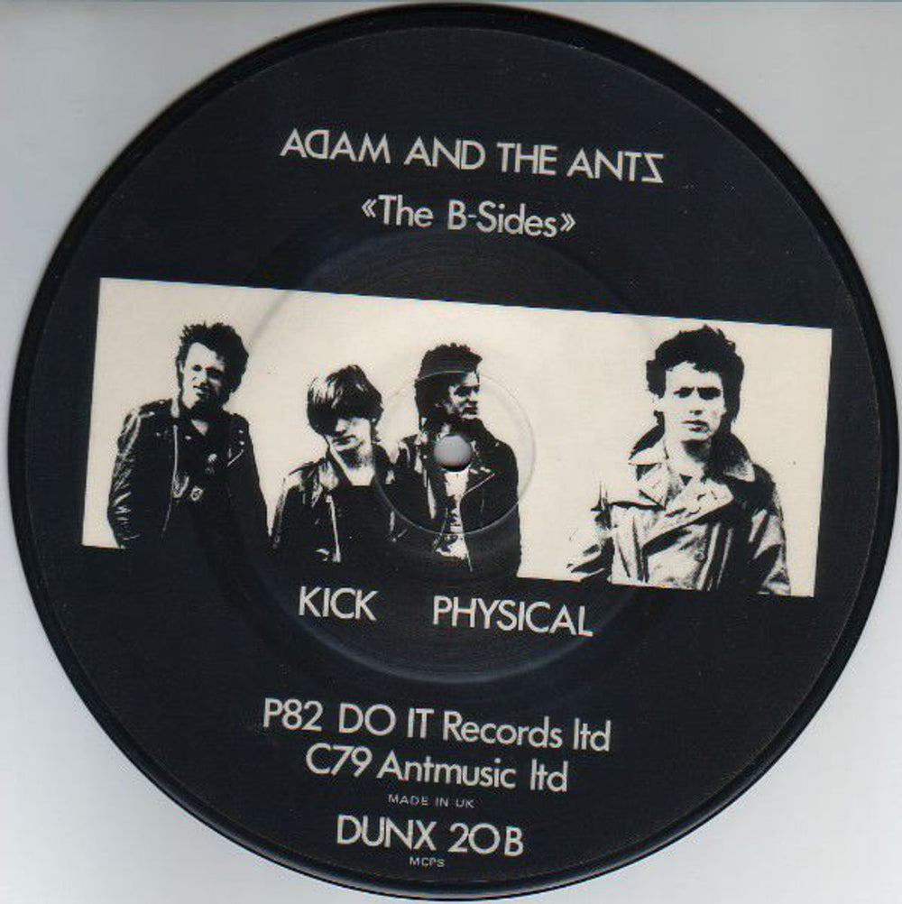 Adam & The Ants Friends UK 7" vinyl picture disc (7 inch picture disc single) ANT7PFR41097
