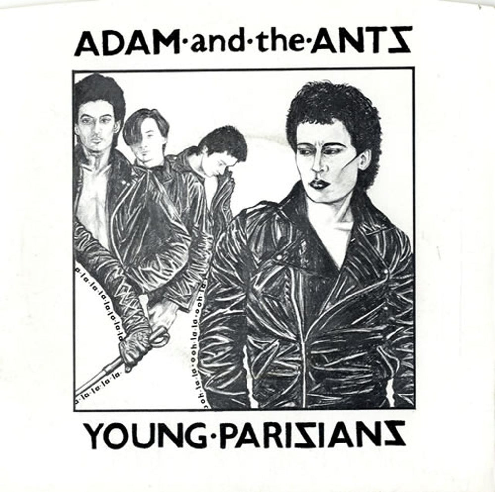 Adam & The Ants Young Parisians - 2nd - P/S UK 7" vinyl single (7 inch record / 45) F13803