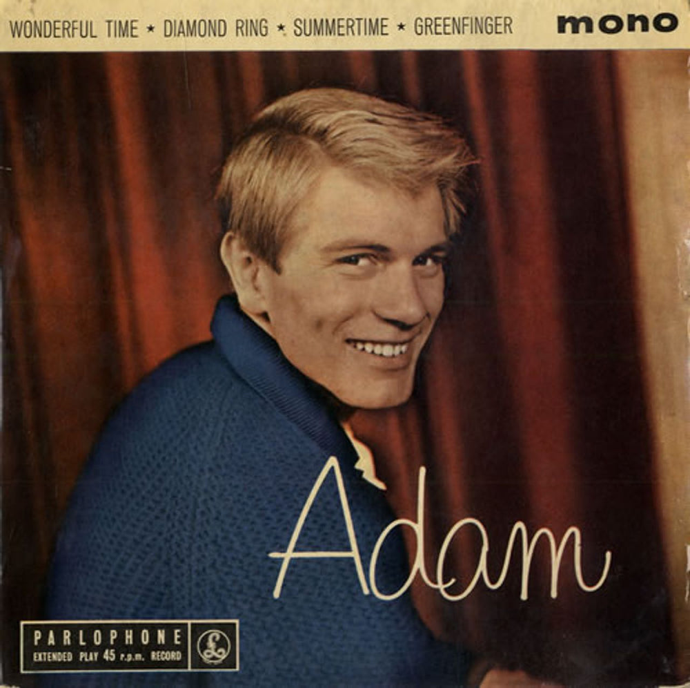 Adam Faith Adam No. 1 UK 7" vinyl single (7 inch record / 45) GEP8824