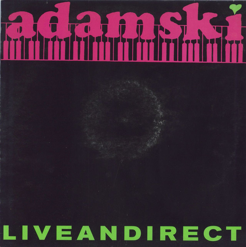 Adamski Live And Direct UK vinyl LP album (LP record) MCG6078