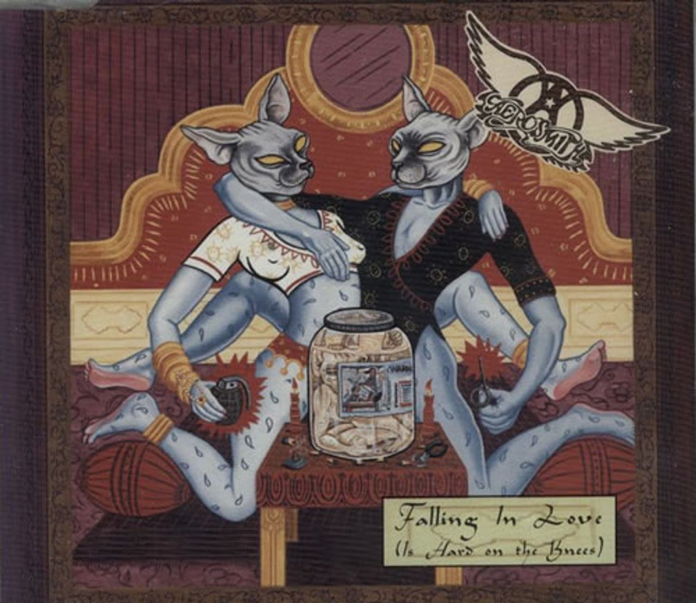 Aerosmith Falling In Love (Is Hard On The Knees) UK Promo CD single (CD5 / 5") XPCD854