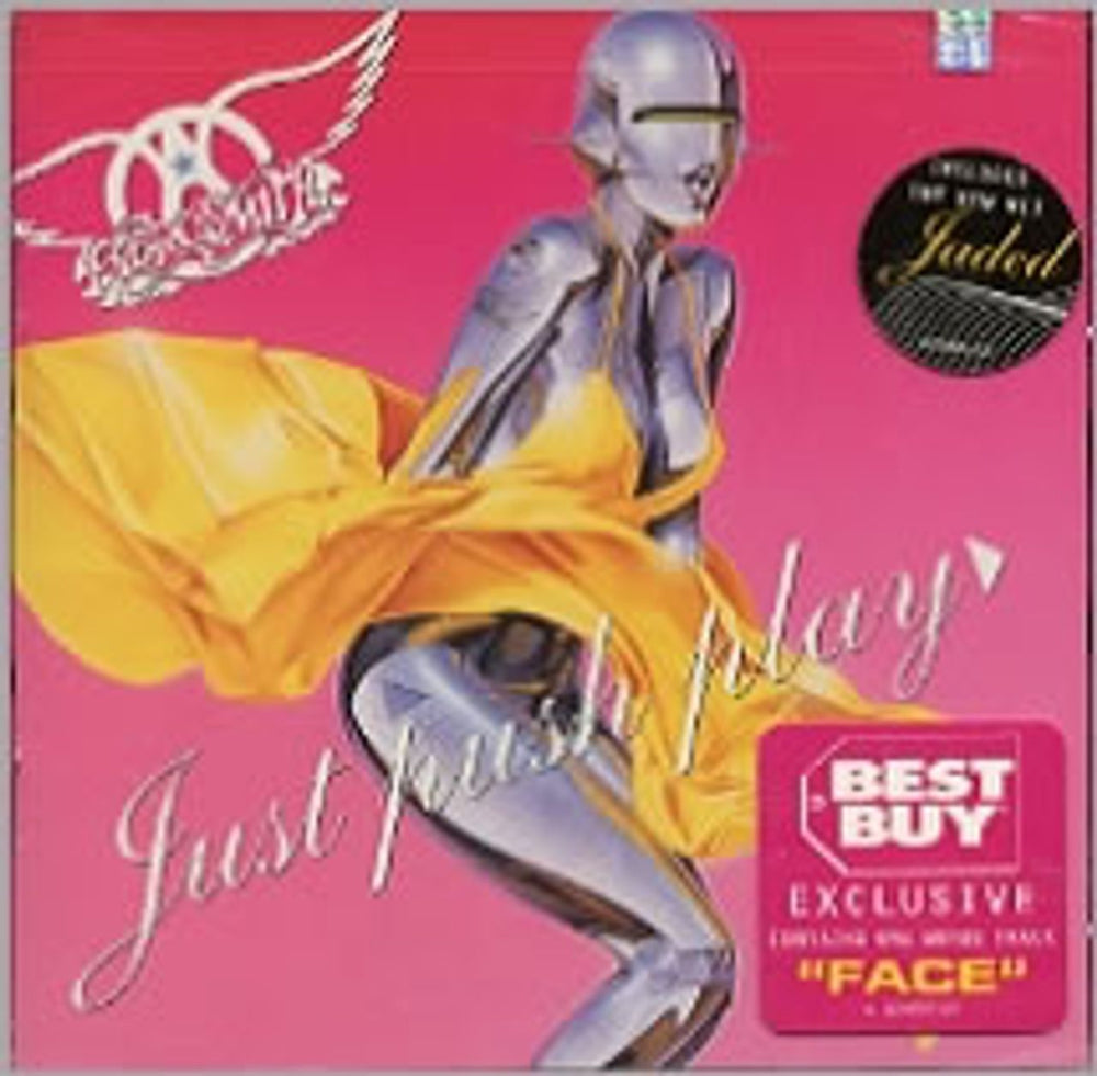 Aerosmith Just Push Play - Best Buy US CD album (CDLP) CK85495