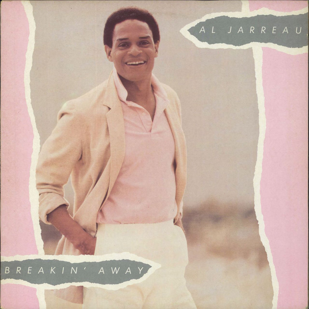 Al Jarreau Breakin' Away Italian vinyl LP album (LP record) W56917