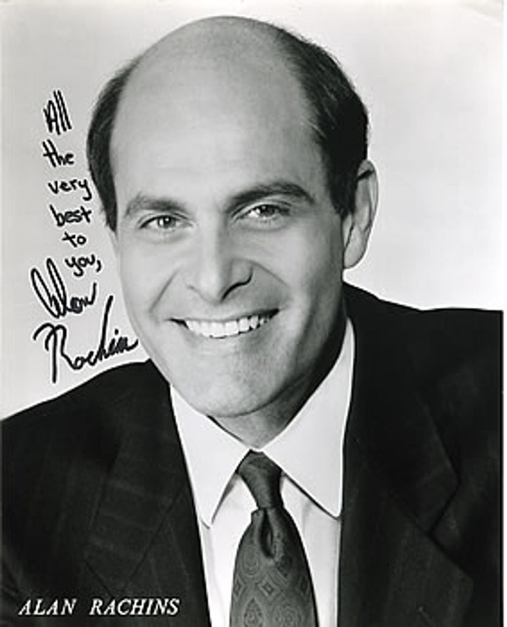 Alan Rachins Autographed Publicity Photograph US Promo photograph SIGNED PHOTO