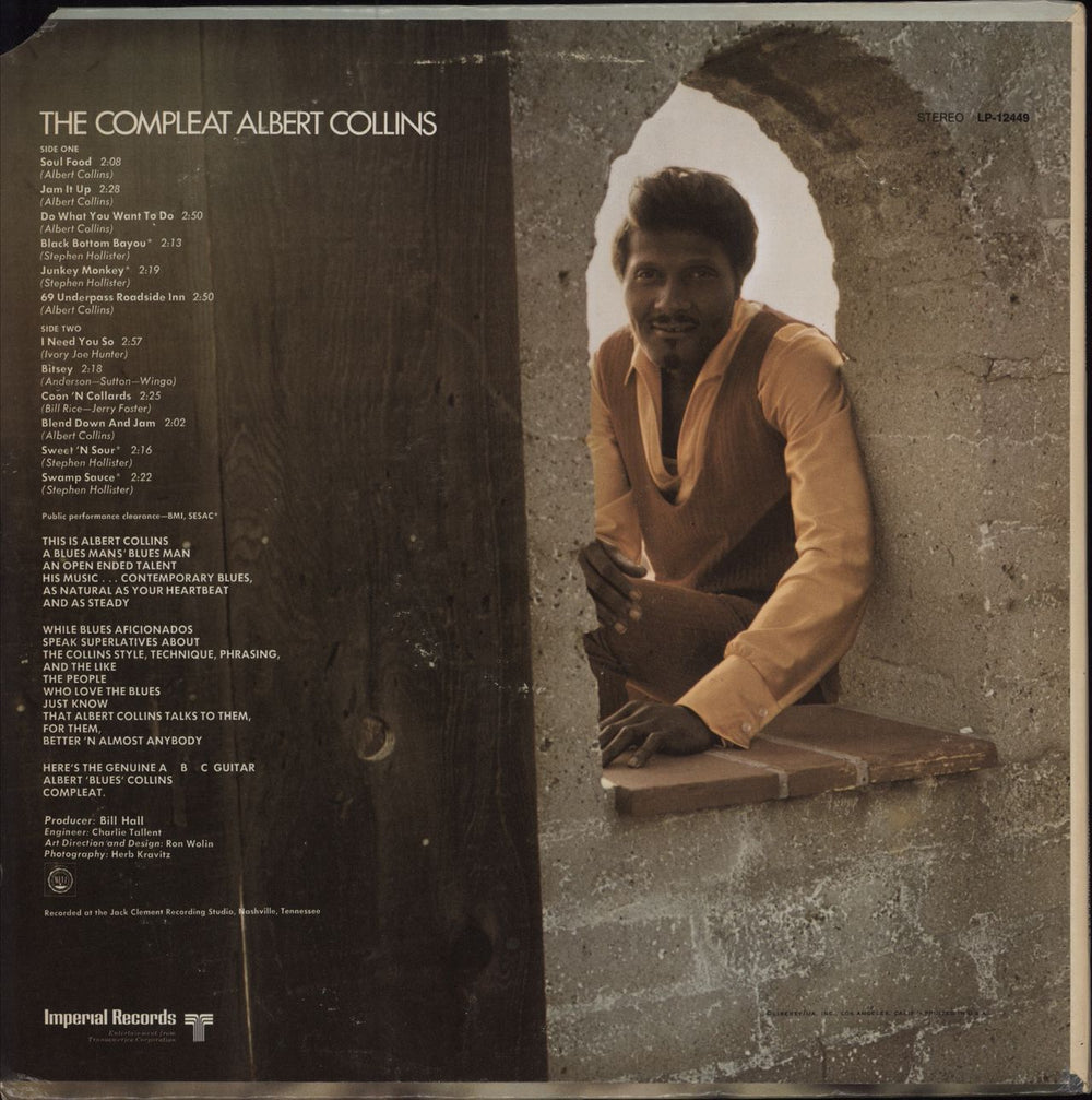 Albert Collins The Compleat Albert Collins US vinyl LP album (LP record)