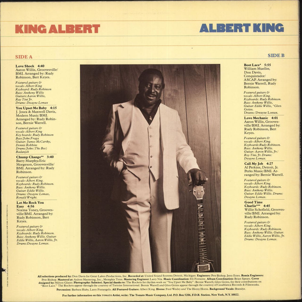 Albert King King Albert US vinyl LP album (LP record)