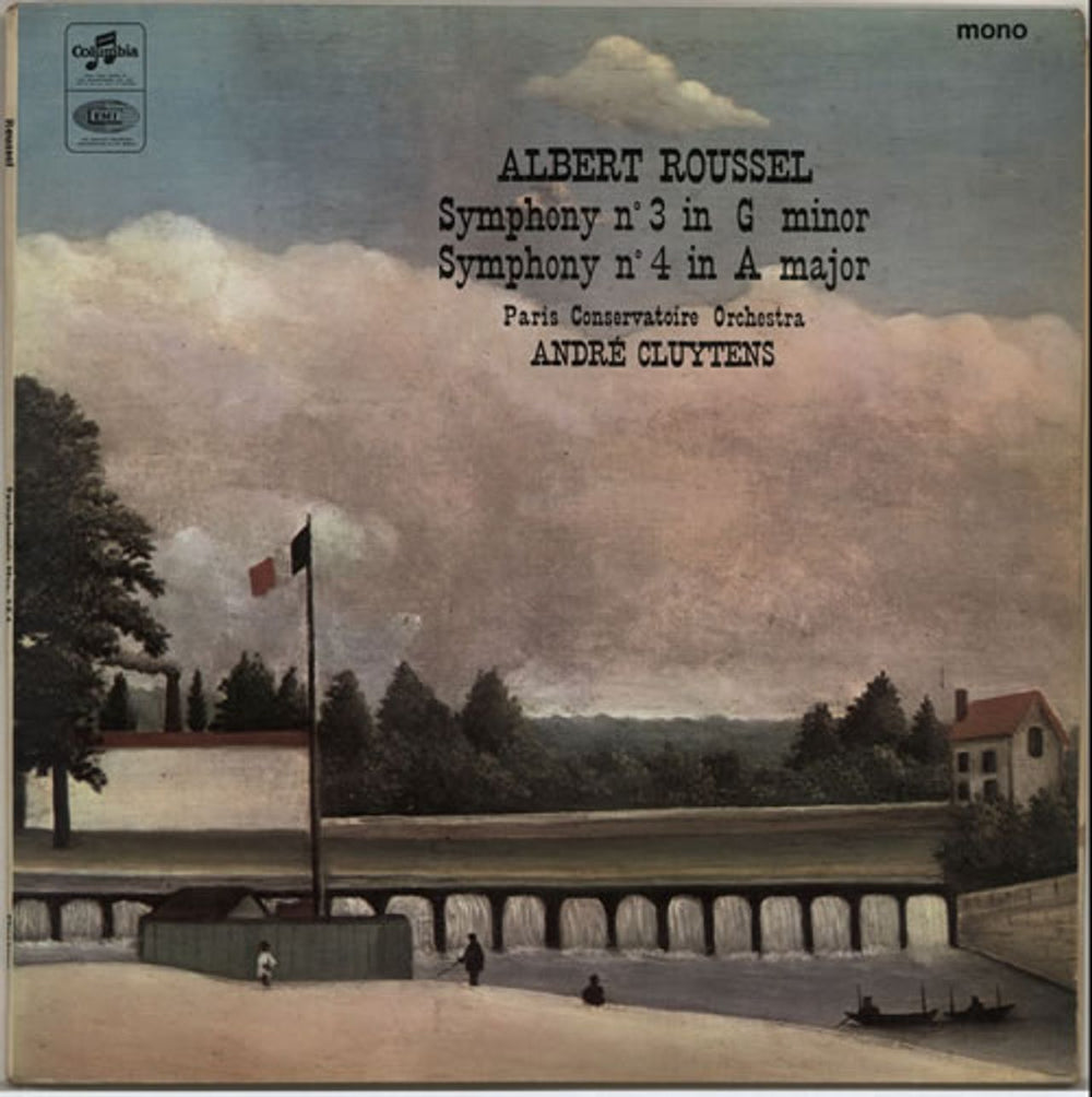 Albert Roussel Symphony No. 3 In G Minor/ Symphony No. 4 In A Major UK vinyl LP album (LP record) CX5251