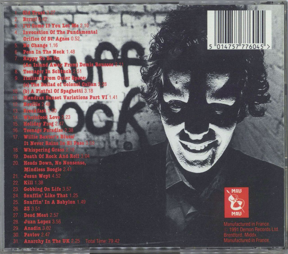 Alberto Y Lost Trios Paranoias The Best Of The Albertos - Snuff Rock UK CD album (CDLP)