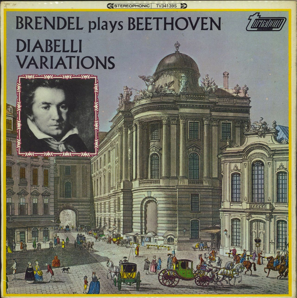 Alfred Brendel Beethoven: Diabelli Variations Dutch vinyl LP album (LP record) TV34139S