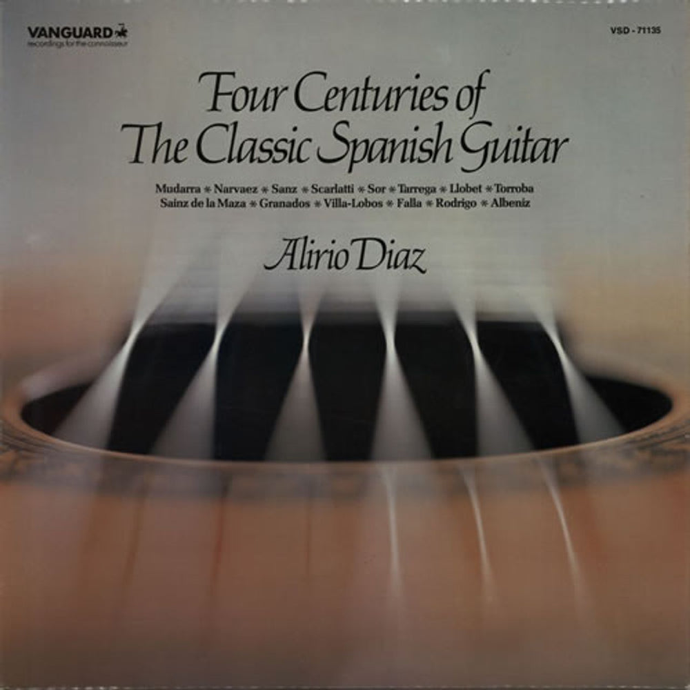 Alirio Díaz Four Centuries Of Music For The Classic Spanish Guitar UK vinyl LP album (LP record) VSD-71135