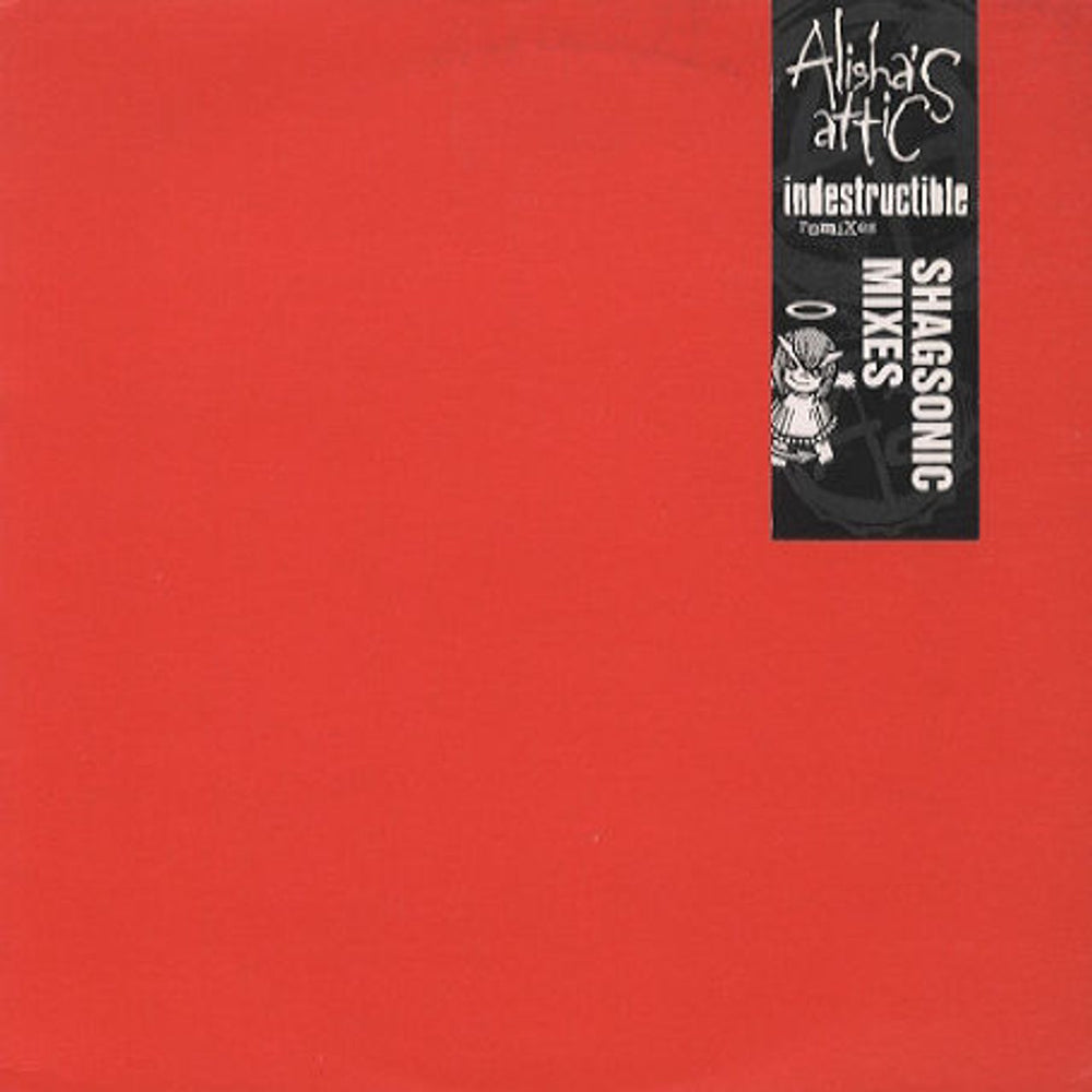 Alisha's Attic Indestructible UK Promo 10" vinyl single (10 inch record) AADJ6