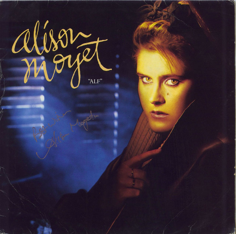 Alison Moyet Alf - Autographed UK vinyl LP album (LP record) 26229