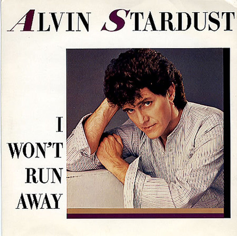 Alvin Stardust I Won't Run Away UK 7" vinyl single (7 inch record / 45) CHS2829