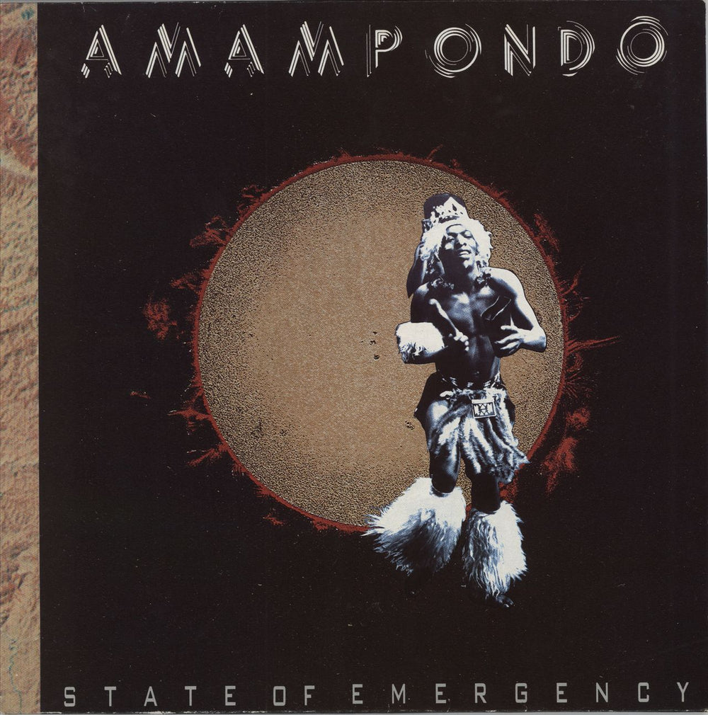 Amampondo State Of Emergency UK vinyl LP album (LP record) ASS1