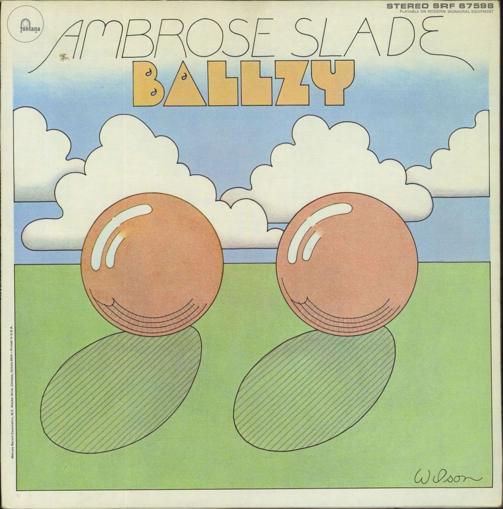 Ambrose Slade Ballzy US vinyl LP album (LP record) SRF67598