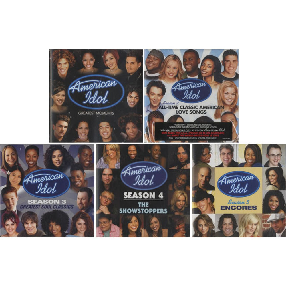 American Idol Finalists The Greatest Moments Of The First Five Years US 5-CD album set AMERICAN IDOL