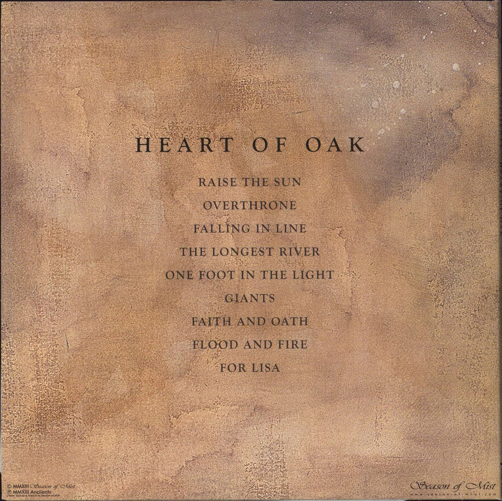 Anciients Heart Of Oak - Purple Vinyl US 2-LP vinyl record set (Double LP Album)