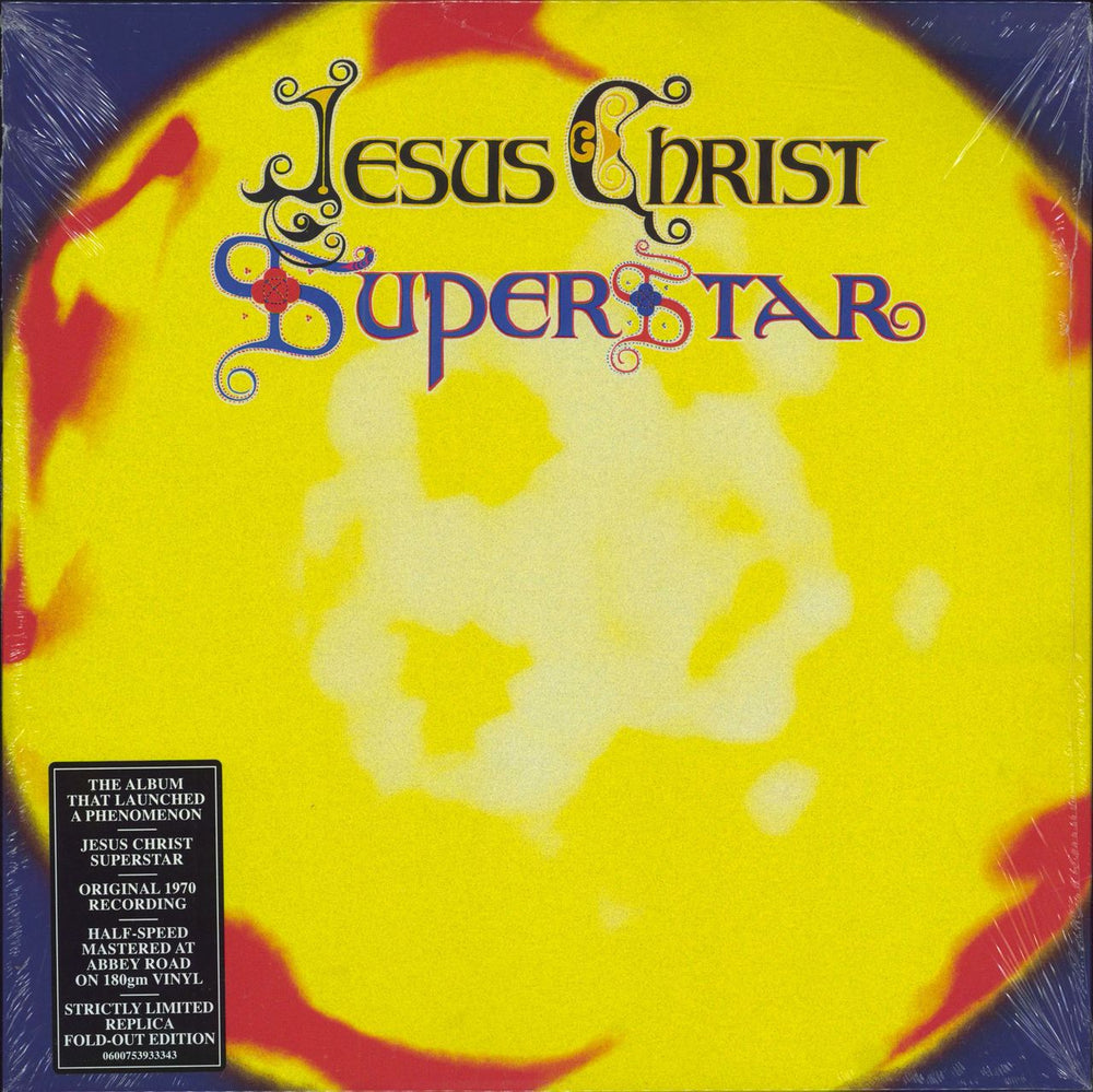 Andrew Lloyd Webber & Tim Rice Jesus Christ Superstar: Half Speed Mastered - 180gm Vinyl - Sealed German 2-LP vinyl record set (Double LP Album) 0600753933343