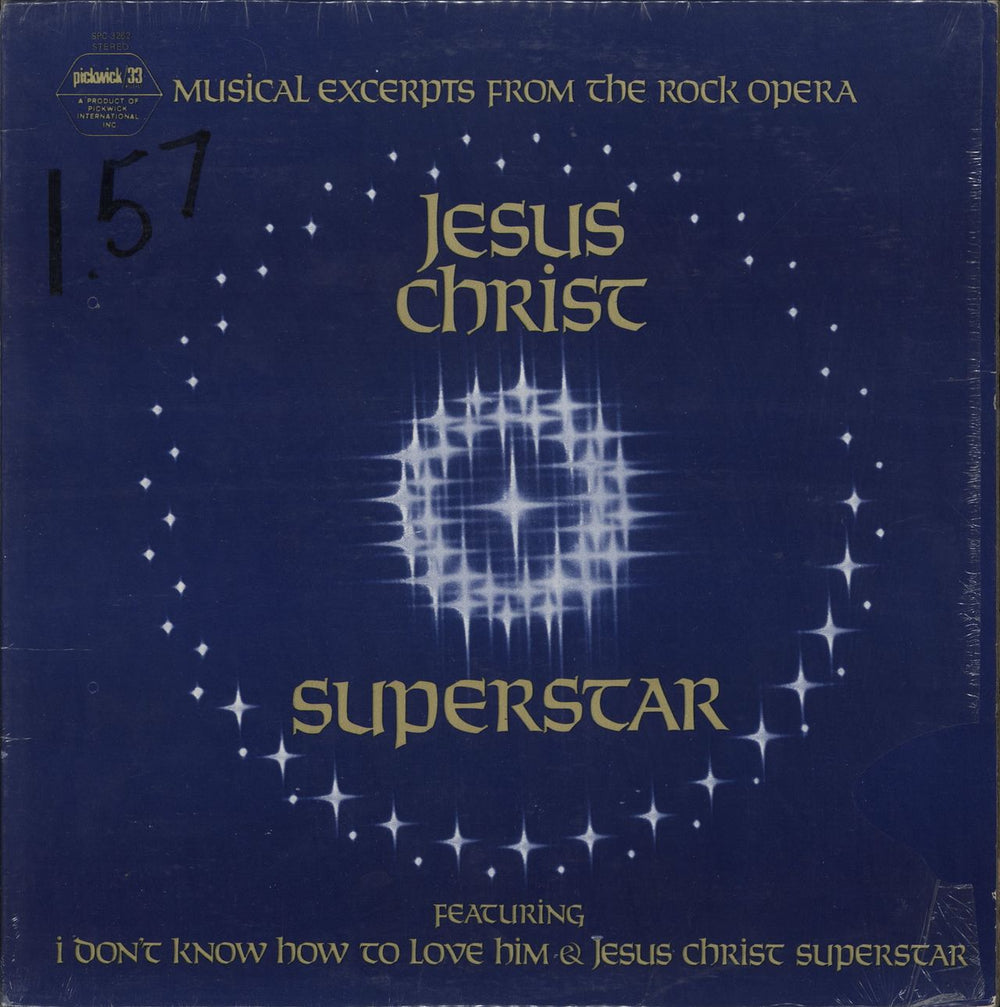 Andrew Lloyd Webber & Tim Rice Musical Excerpts From The Rock Opera Jesus Christ Superstar Canadian vinyl LP album (LP record) SPC-3262