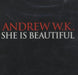 Andrew W.K. She Is Beautiful US Promo CD single (CD5 / 5") ISLR15592-2