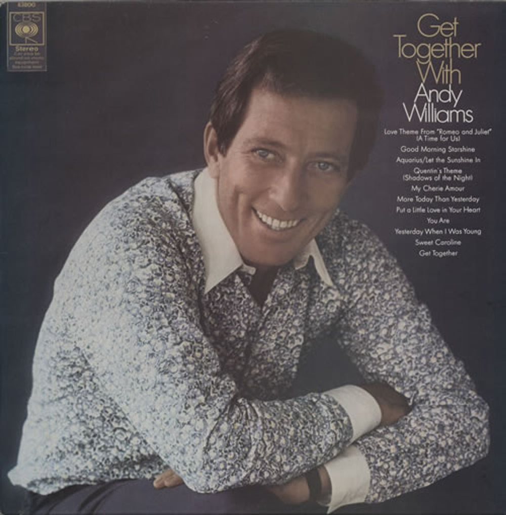 Andy Williams Get Together With Andy Williams UK vinyl LP album (LP record) 63800