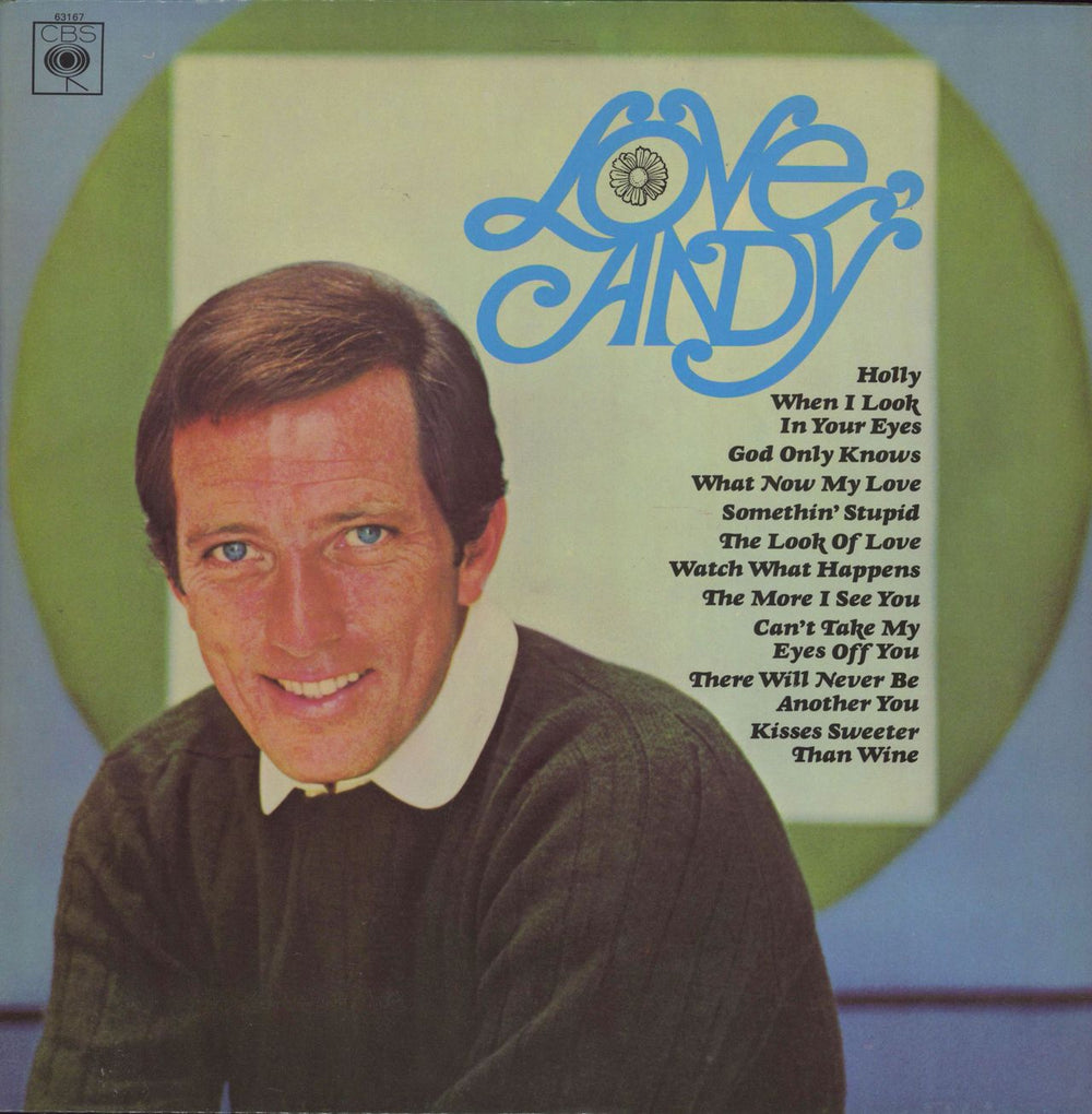 Andy Williams Love, Andy UK vinyl LP album (LP record) BPG63167