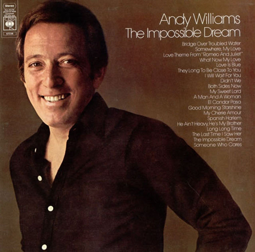 Andy Williams The Impossible Dream UK 2-LP vinyl record set (Double LP Album) 67236