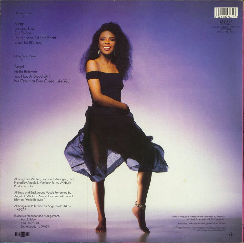 Angela Winbush Sharp UK vinyl LP album (LP record) 042283273313