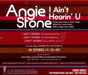 Angie Stone I Ain't Hearin' You US Promo CD-R acetate CD-R ACETATE