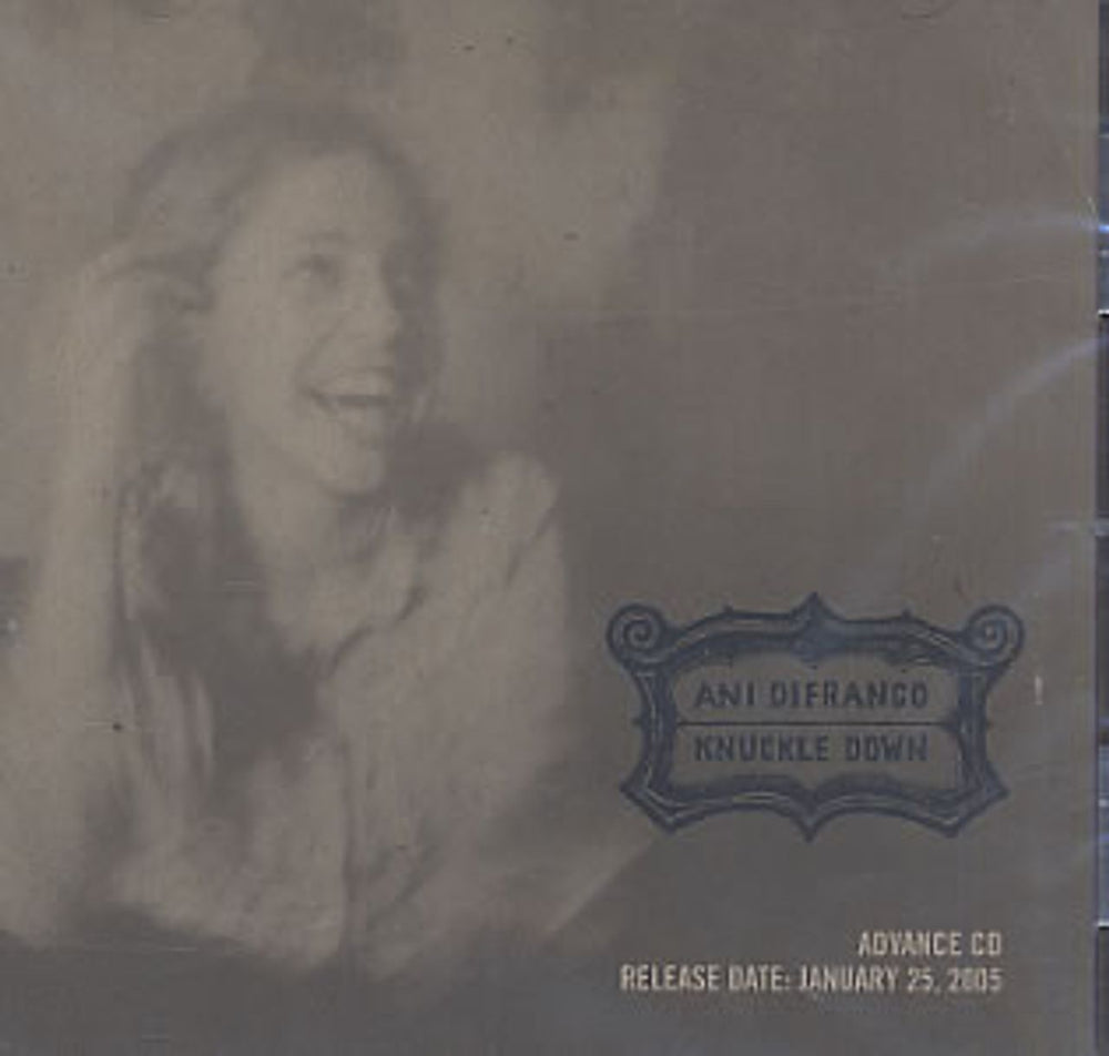 Ani Difranco Knuckle Down US Promo CD album (CDLP) PRO20421