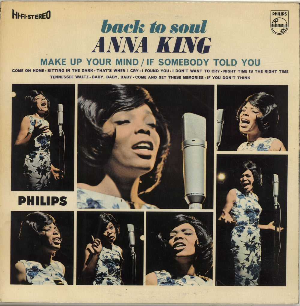 Anna King Back To Soul UK vinyl LP album (LP record) BL7655