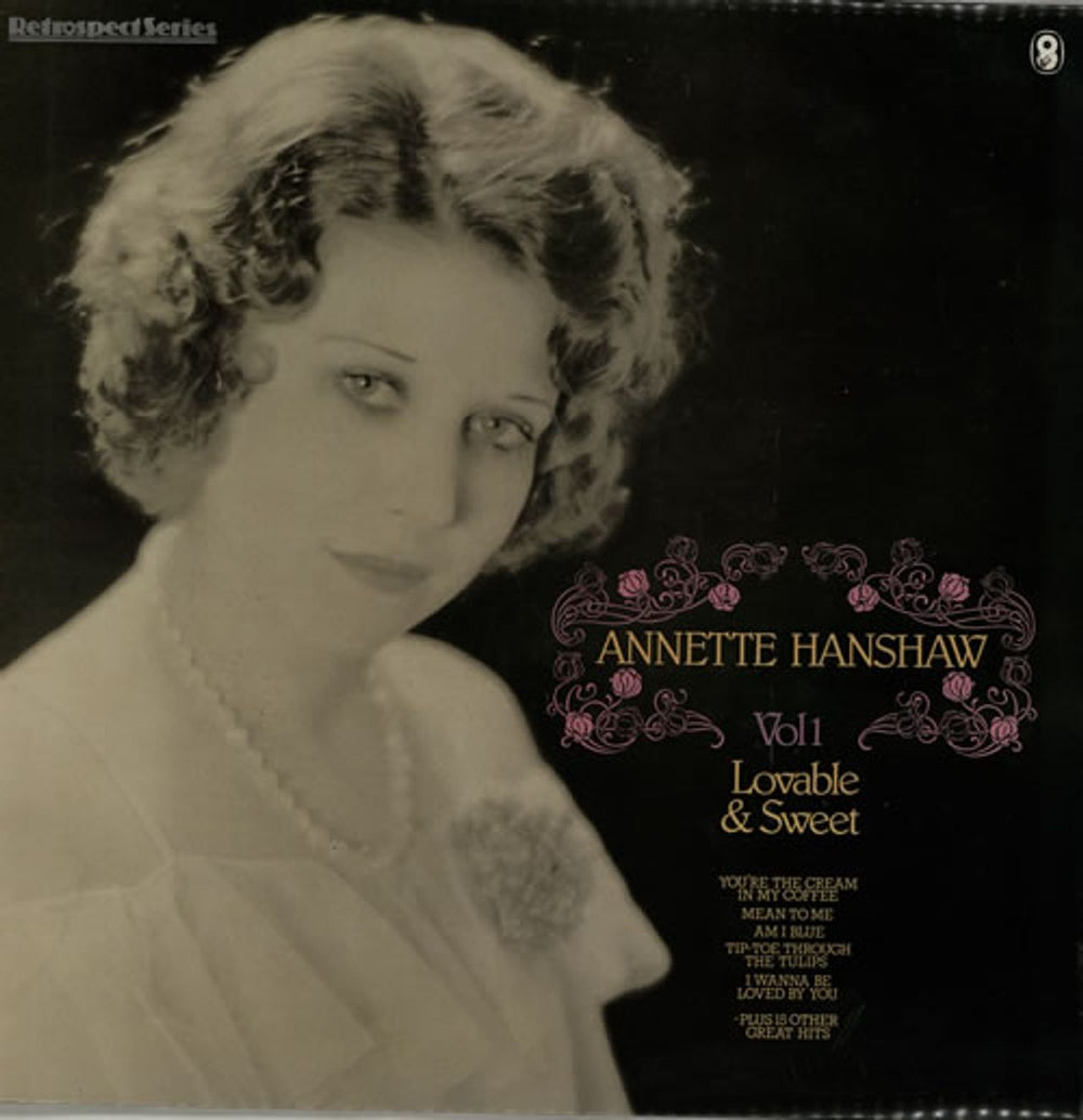 Annette Hanshaw Lovable & Sweet UK vinyl LP album (LP record) SH246