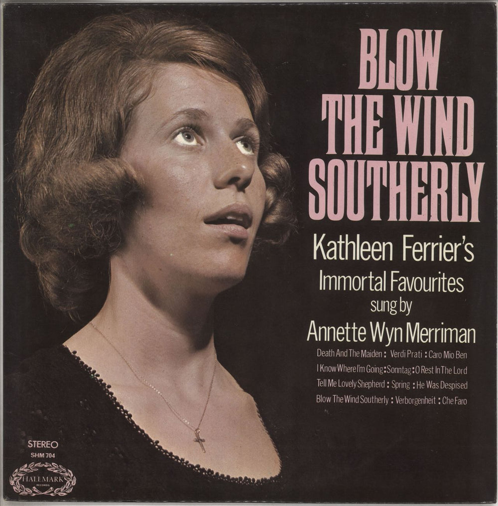 Annette Wyn Merriman Blow The Wind Southerly UK vinyl LP album (LP record) SHM704