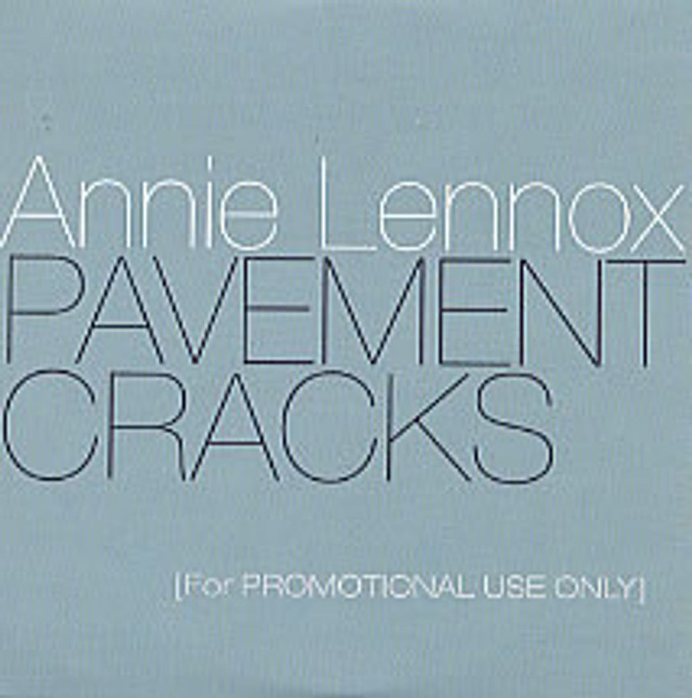 Annie Lennox Pavement Cracks UK Promo CD single (CD5 / 5") AL2