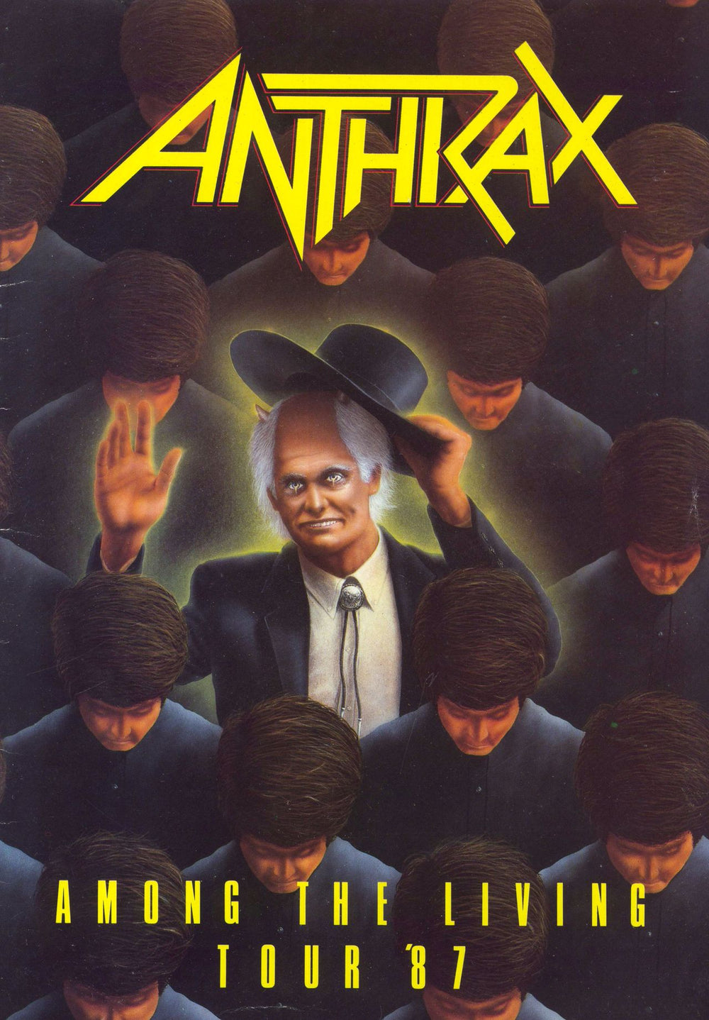 Anthrax Among The Living Tour '87 UK tour programme TOUR PROGRAMME