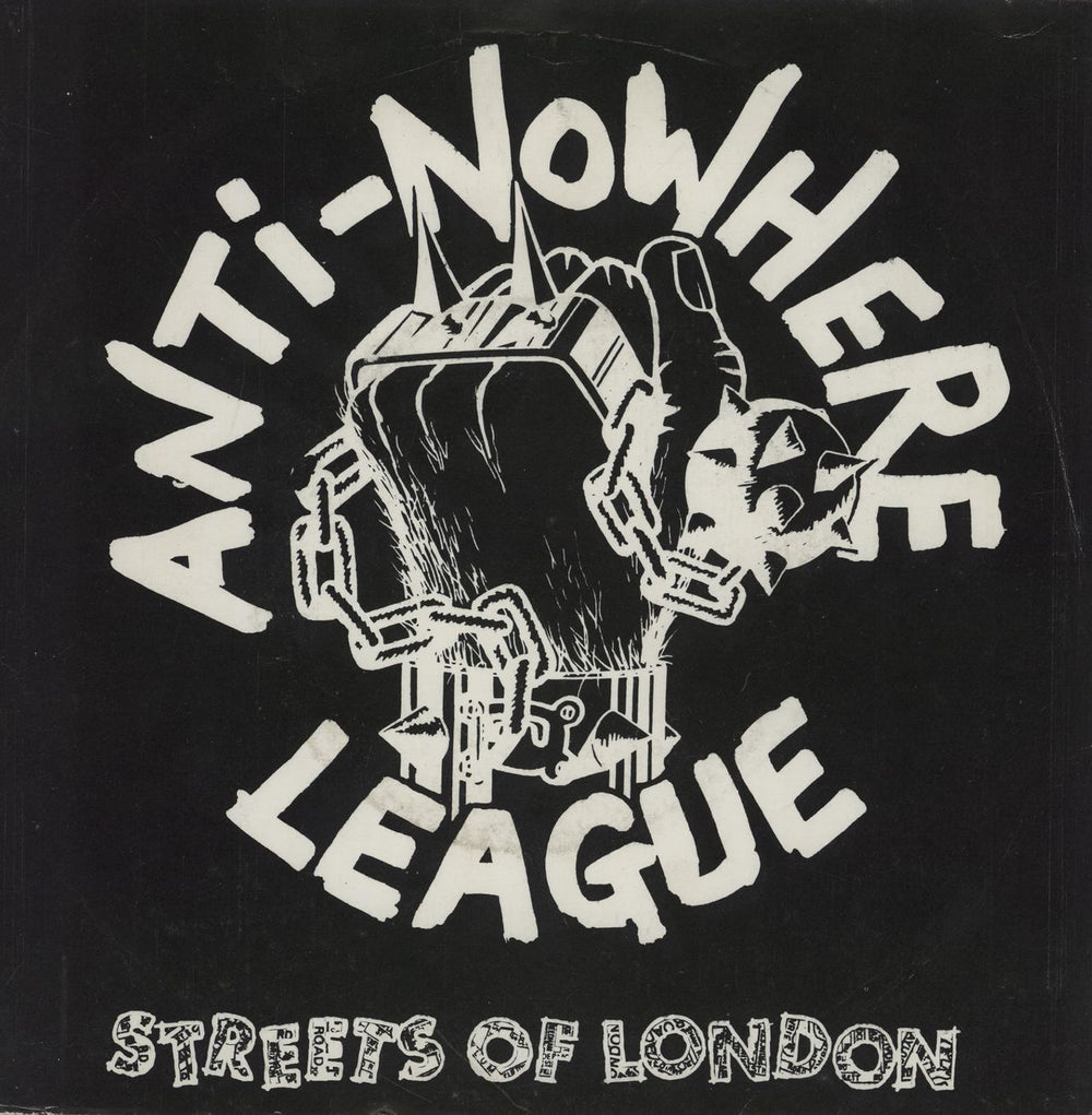 Anti-Nowhere League Streets Of London + picture sleeve - VG+ UK 7" vinyl single (7 inch record / 45) ABCD1