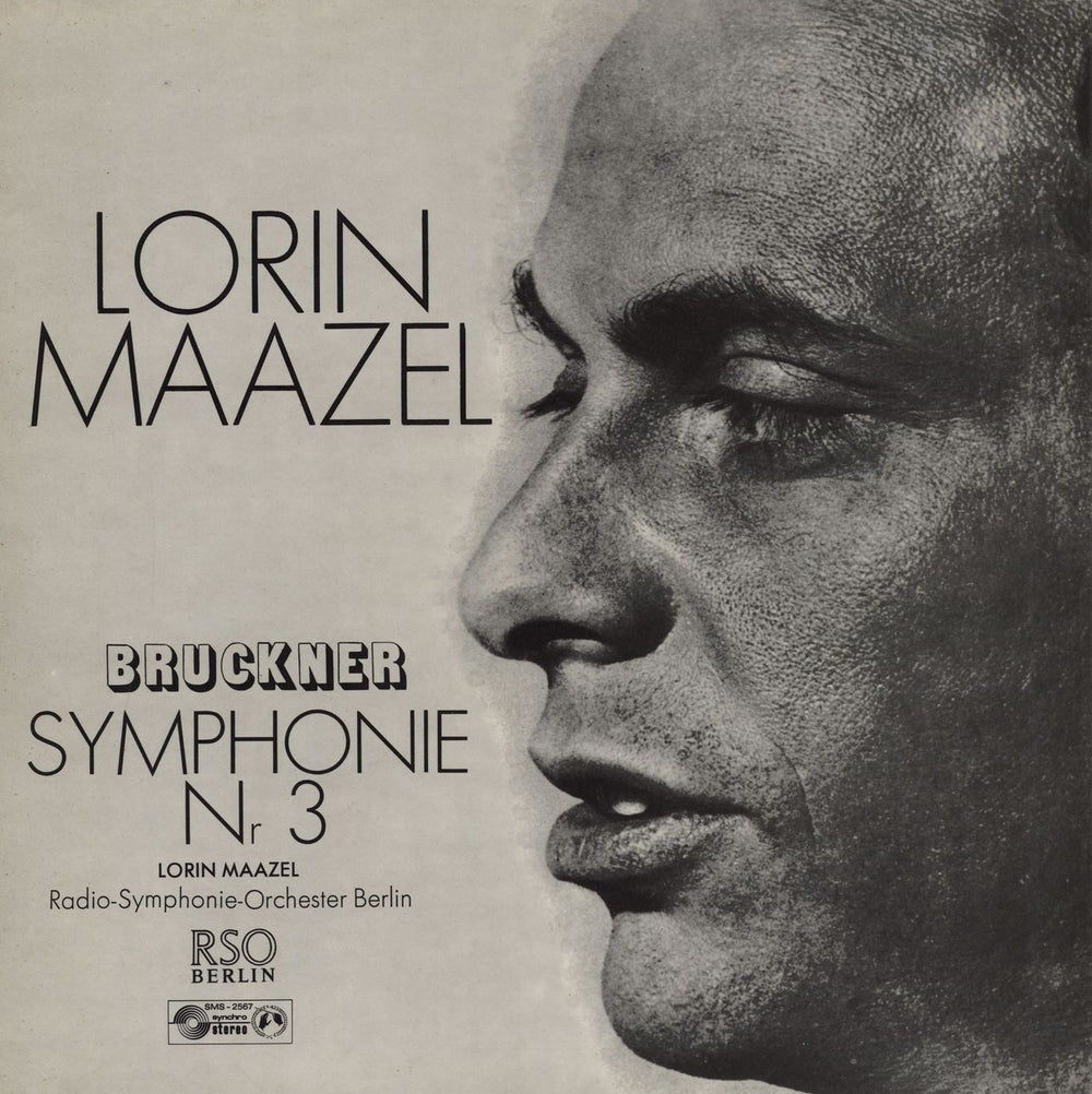 Anton Bruckner Symphony No. 3 in D Minor UK vinyl LP album (LP record) SMSA2567