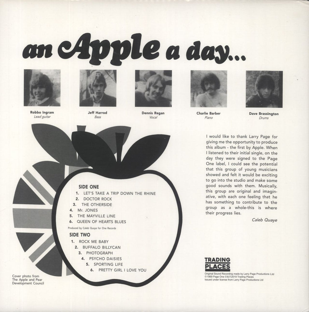 Apple An Apple A Day ... UK picture disc LP (vinyl picture disc album) 5060672880022